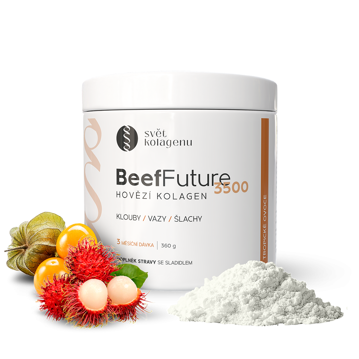 Hovězí kolagen BeefFuture 3500 TROPICKÉ OVOCE Collinstant®