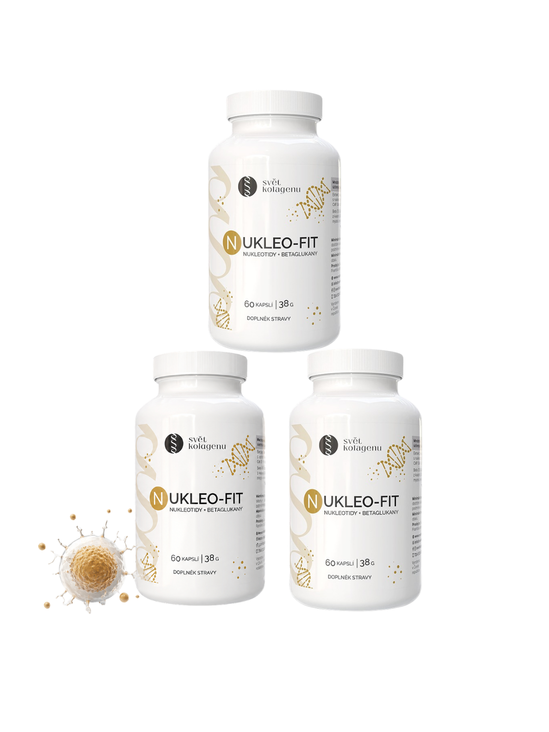 Nukleo-Fit - zvýhodněné balení 3 ks