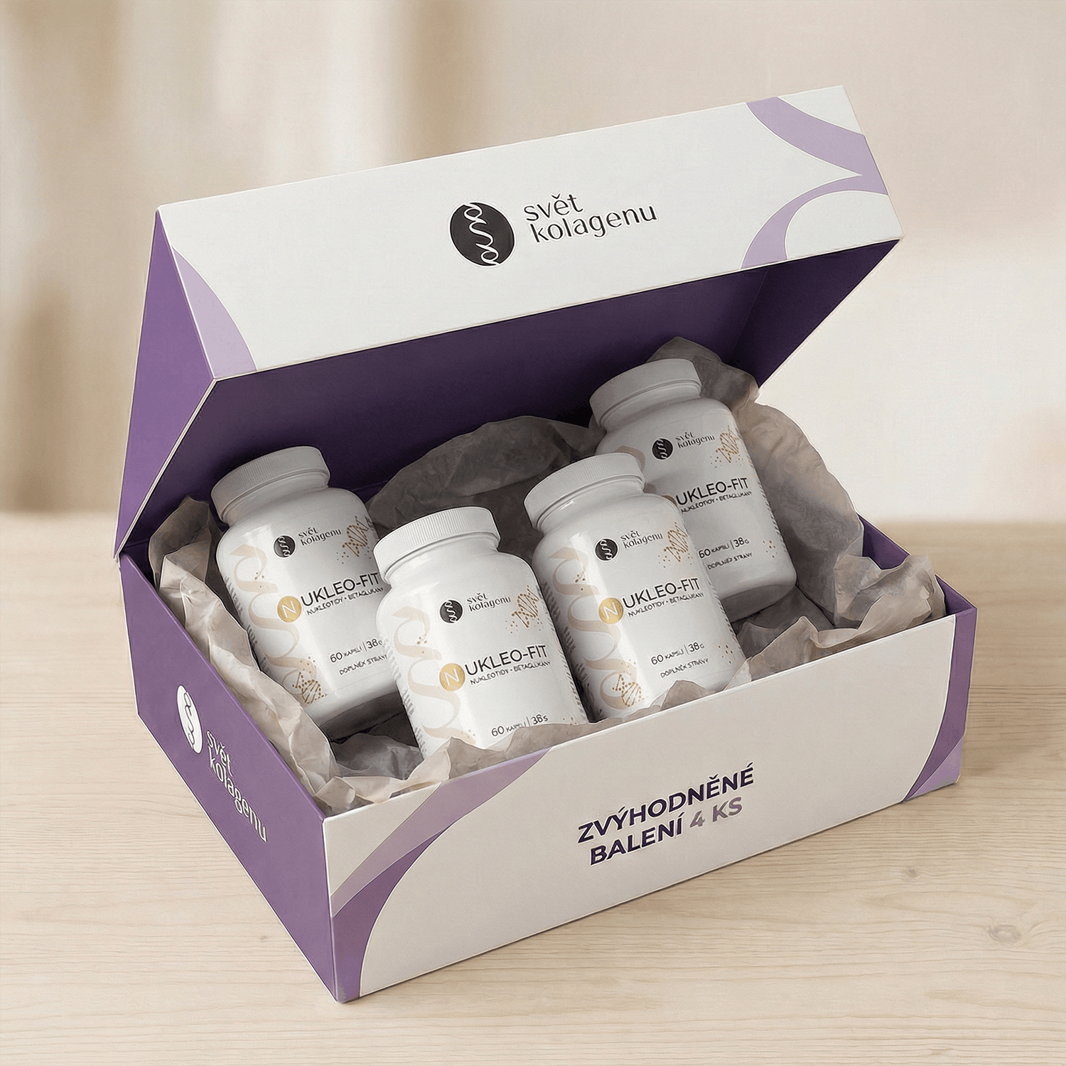 Nukleo-Fit - zvýhodněné balení 4 ks